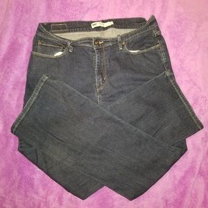 Ladies Dark Wash Bootcut Jeans Size 14